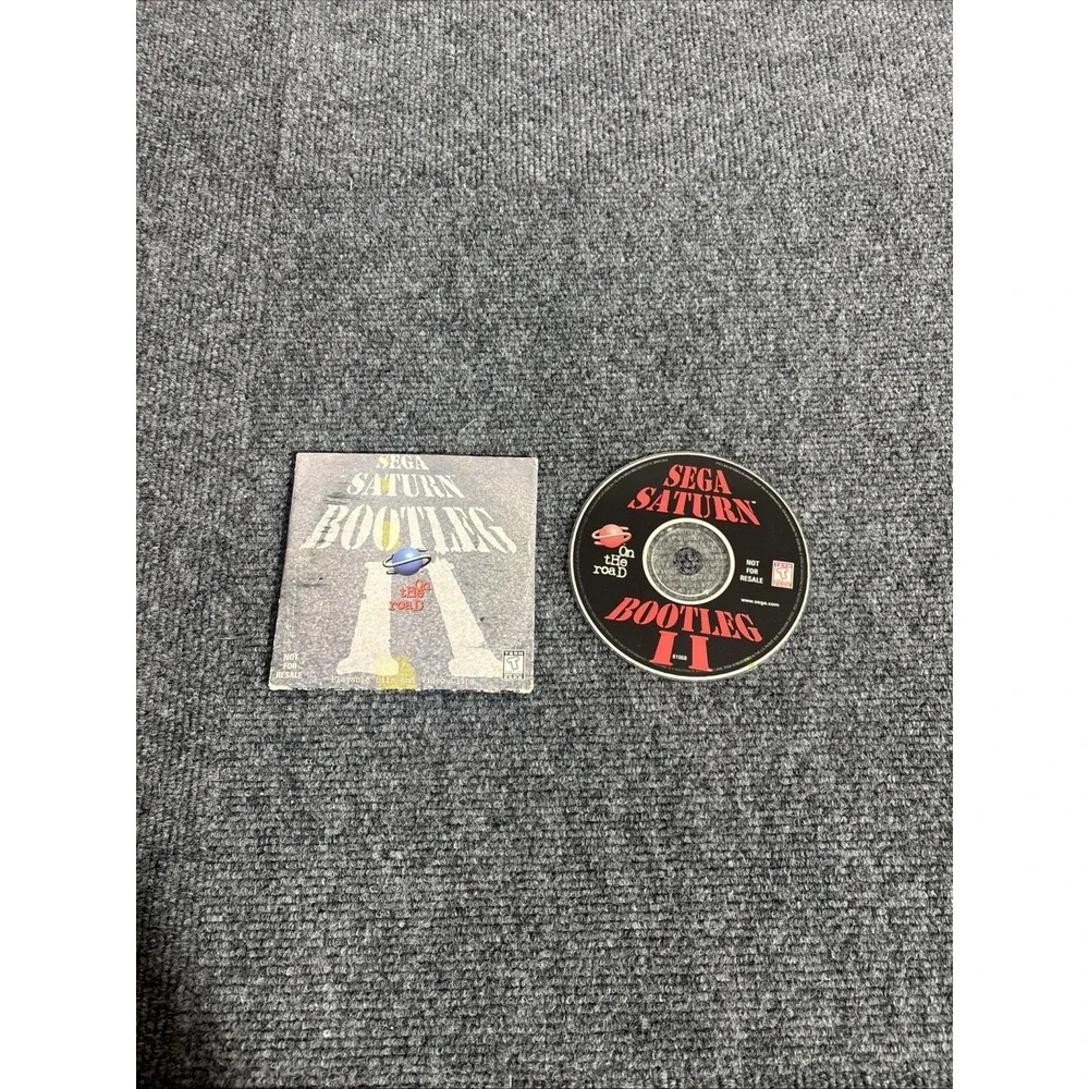 Sega Saturn Bootleg Sampler II - On the Road Game Disc & Sleeve UNTESTED
